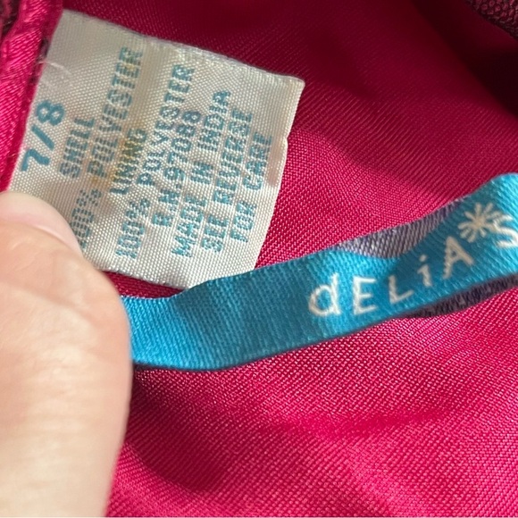 Vintage 90s Delias Embroidered Jeweled Maxi Skirt Size 7/8 - Picture 6 of 10